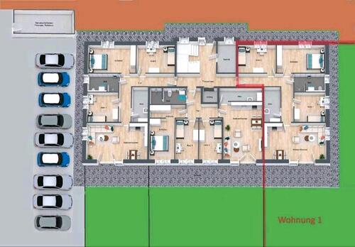 Foto - Erdgeschoßwohnung in Hamburg zur Miete