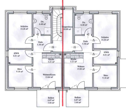 Foto - Schöne Neubau-3 Zi-OG-Wohnung in Lunden - Erstbezug