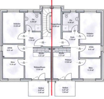 Schöne Neubau-3 Zi-OG-Wohnung in Lunden - Erstbezug