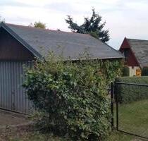 Wochenendgrundstück, Eigentum, mit Finnhütte u. Garage, Südhang - Laucha an der Unstrut