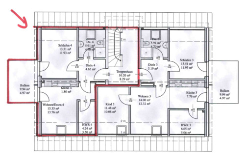 Foto - Schöne Neubau-2 Zi-OG-Wohnung in Besdorf - Erstbezug