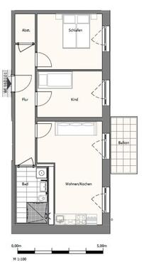 Foto - 3 Zimmer Etagenwohnung zur Miete in Berlin