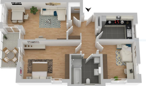 Foto - 3 Zimmer Etagenwohnung zur Miete in Regensburg