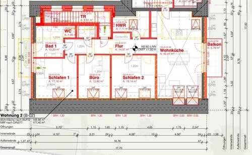 Foto - Dachgeschoßwohnung in Bielefeld zur Miete