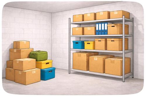 Foto - Lagerraum Kellerraum Abstellraum Lagerfläche Aktenlager Stauraum