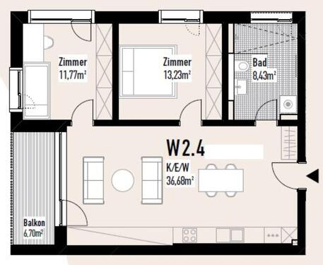 Foto - Etagenwohnung zur Miete in Ottenbach
