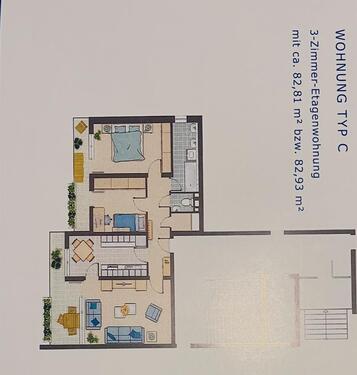 Foto - 3 Zimmerwohnung Kaufbeuren mit Aufzug Balkon