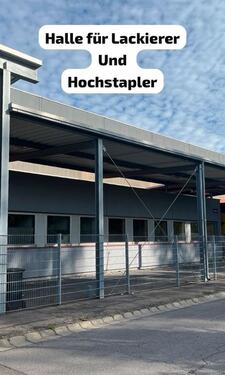 Foto - Halle mit vorgefertigten Lackierkabinengruben 590 qm