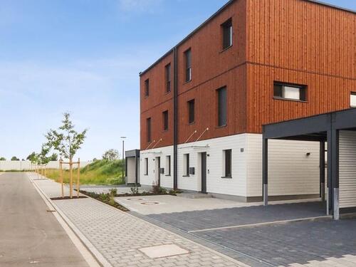 Foto - Geiselhöring: Modernes Wohnen mit Wohlfühlklima – Holzmassiv-Doppelhaushälfte mit Garten