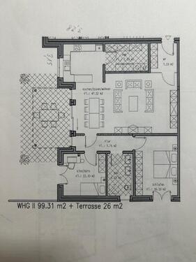 Foto - 3-Zimmer-EG-Wohnung - 99qm - Terrasse - Stellplatz