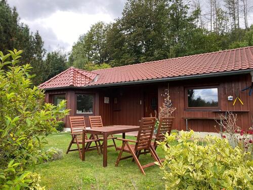 Foto - Lodge am Wald* mitten im Harz* Urlaub* Terrasse* Garten* Grill*