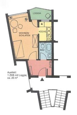 Foto - 1 Zimmer Etagenwohnung zur Miete in Kassel