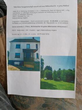 Foto - Wohnung in 57614 Wahlrod zu vermieten