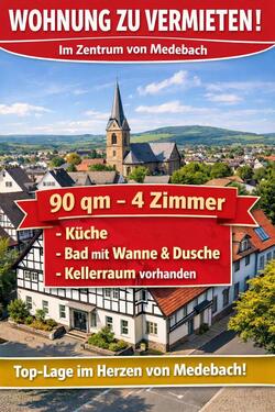 Foto - Wohnung zu vermieten - 950,00&nbsp;EUR Kaltmiete, ca.&nbsp; 90,00&nbsp;m&sup2;