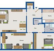 3 ZKBB in Mannheim-Waldhof zu vermieten