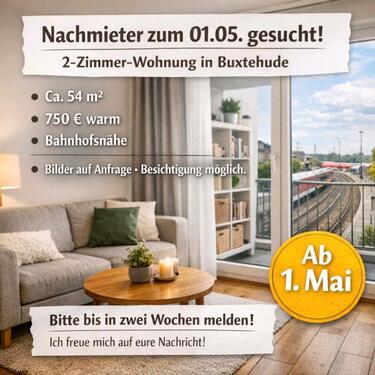 Foto - !ANFRAGESTOPP ! Nachmieter zum 01.05 2 Zimmer 52qm