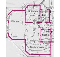 ruhige 2 Zimmer-Dachgeschoßwohnung mit großem Balkon - Bad Mergentheim