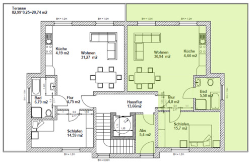Foto - Moderne Penthousewohnung mit großer Dachterrasse in Miesenheim
