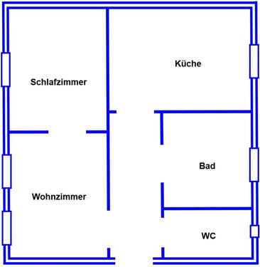Foto - 2-Zimmer-Wohnung in Bamberg befristet zu vermieten