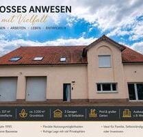 Großzügiges Mehrfamilienhaus mit 3.200 m² Grundstück und Pool - Bad Langensalza