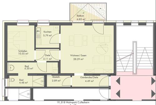 Foto - 2 Zimmer Etagenwohnung zur Miete in Külsheim