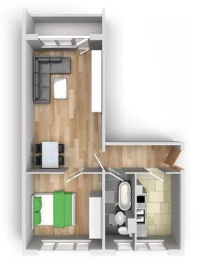 Foto - Etagenwohnung in Halle (Saale) zur Miete