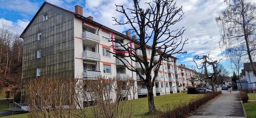 Foto - Ansprechendes Ein-Zimmer-Appartement, möbliert mit großen Balkon