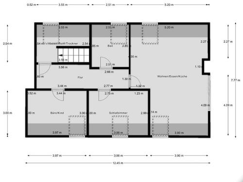 Foto - 67 m² kernsanierte DG‑Wohnung in Dülmen