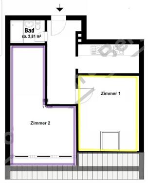 Foto - 1-Zimmer in 2-Zimmerwohnung in Rahlstedt - Nur Seriöse Anfragen