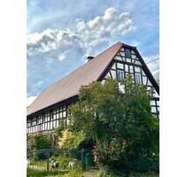 Großes Fachwerkhaus, Scheune, großer Garten - Grimma
