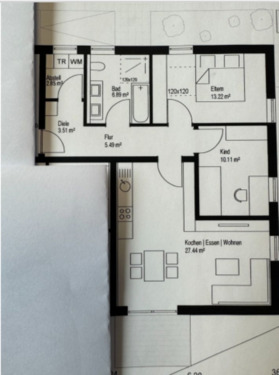Foto - 3-Zimmer Wohnung EG zu vermieten in 89186 Illerrieden