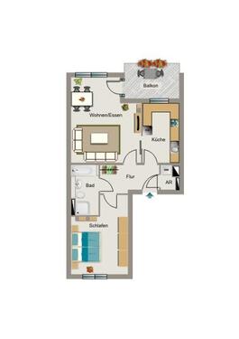 Foto - Etagenwohnung zur Miete in Köln