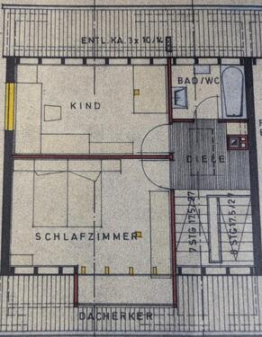 Foto - 3-Zimmer Wohnung - 980,00 EUR Kaltmiete,