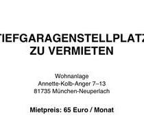 Tiefgaragenstellplatz - 65,00&nbsp;EUR Miete, in Aschau am Inn (PLZ: 84544)