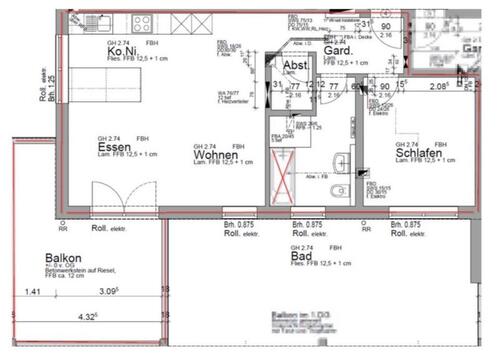 Foto - Wohnung zu vermieten - 2,5 Zimmer - 73230 Nabern - ab 01.01.2026