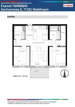 Foto - Erdgeschoßwohnung in Waiblingen zur Miete