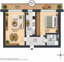 Renovierte 2 Zimmer Wohnung mit Einbauküche - Detmold Hakedahl