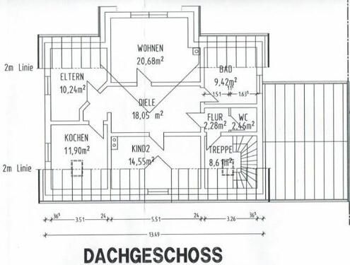Foto - Wohnung zu vermieten - 600,00&nbsp;EUR Kaltmiete, ca.&nbsp; 90,00&nbsp;m&sup2;
