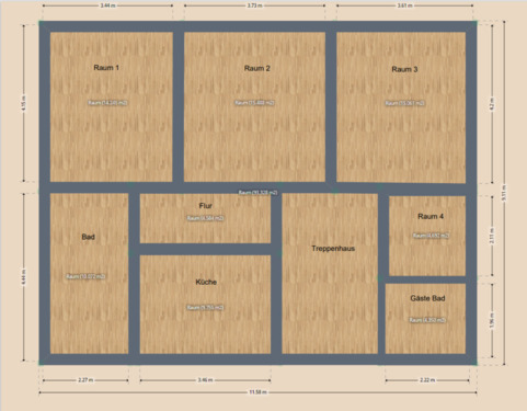 Foto - 3.5 Zimmer Erdgeschoßwohnung zur Miete in Halle (Saale)