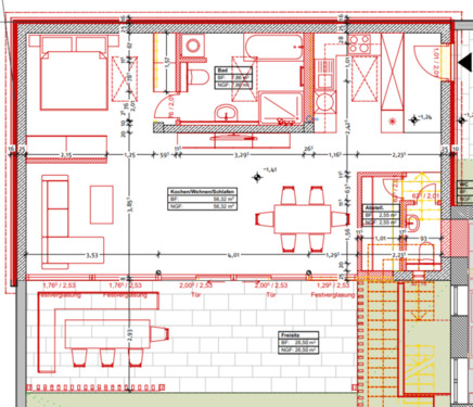 Foto - Modernes freistehendes Loft mit Terrasse – inkl. Einbauküche