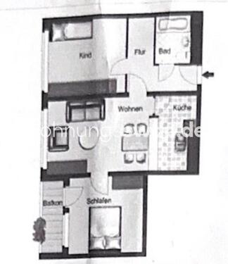 Foto - 3 Zimmer Etagenwohnung zur Miete in Berlin