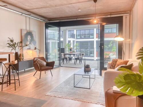Foto - Demnächst frei! 1-Zimmer-Wohnung (Loft) im Tabakquartier mit Einbauküche und Balkon