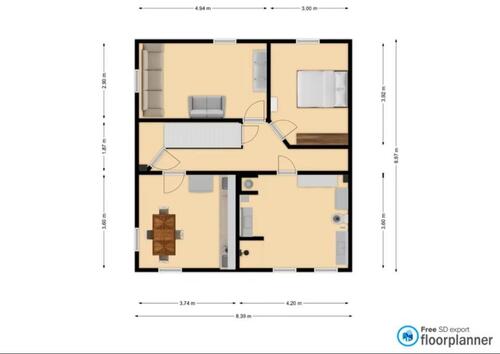 Foto - 2-Zimmer-Wohnung zu vermieten - 469,00&nbsp;EUR Kaltmiete, ca.&nbsp; 67,00&nbsp;m&sup2;