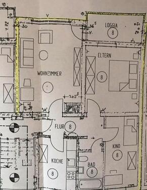 Foto - 3 Zimmer Etagenwohnung zur Miete in Oldenburg