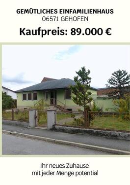 Foto - Freistehendes Einfamilienhaus mit viel Potenzial in Gehofen