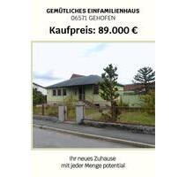 Freistehendes Einfamilienhaus mit viel Potenzial in Gehofen - Roßleben-Wiehe