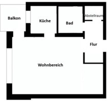 1-Zimmer Wohnung, möblierte, in der Oststadt - Göttingen Nordstadt