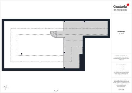 Foto - 2 Zimmer Dachgeschoßwohnung in Leutkirch im Allgäu