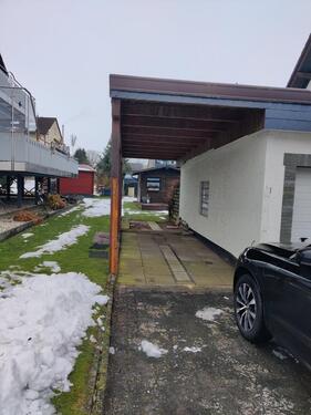 Foto - Überdachter Stellplatz für Wohnwagen, Womo, Boot usw.