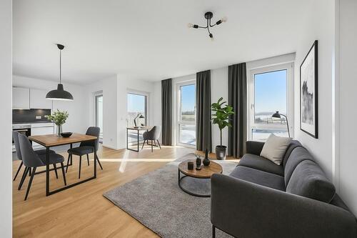 Foto - Wohnverknallt? Wird man bei AMALIE: 2 Zimmer mit Loggia & Wow-Faktor.